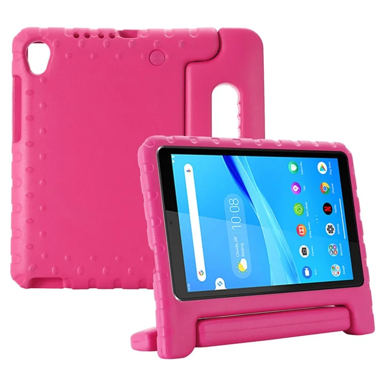 EVA Foam Shockproof Tablet Case with Handle Kickstand for Lenovo Tab M8 TB-8705F/Tab M8 (3rd Gen) - Rose-Cellmalls