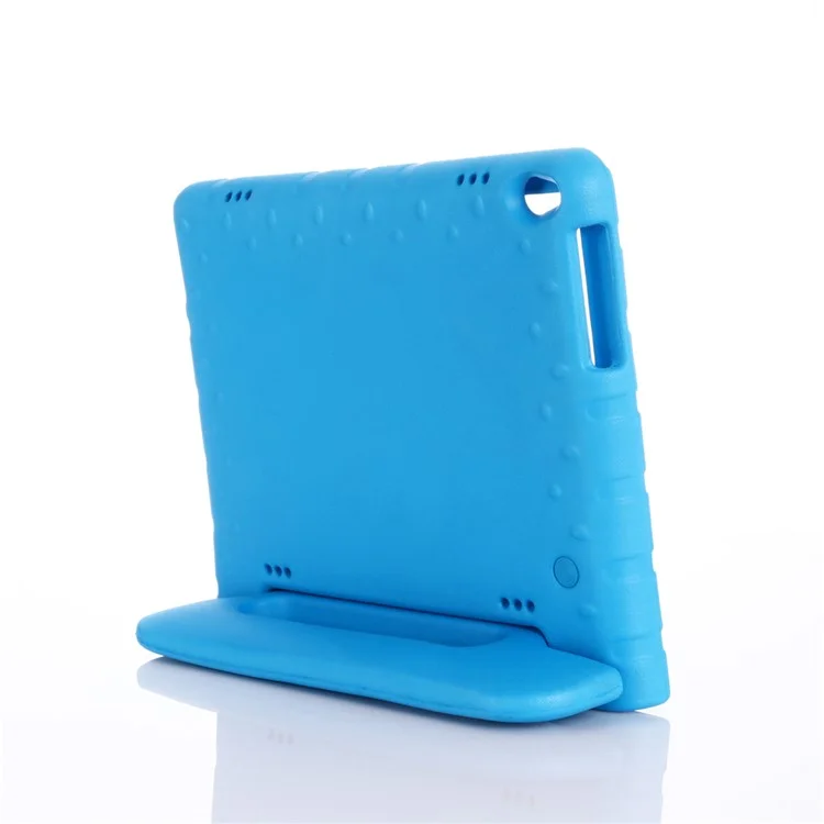 Drop-proof Kids Safe EVA Tablet Protection Case with Kickstand for Lenovo Tab P10 / Tab M10 TB-X605F - Blue-Cellmalls