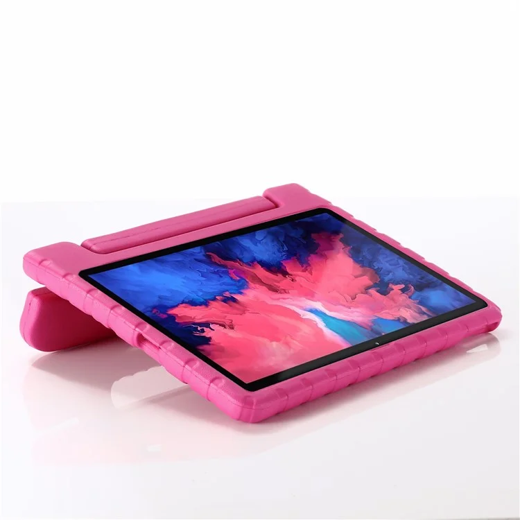 Shockproof Anti-scratch Dustproof EVA Tablet Cover Shell Case with Kickstand for Lenovo Tab P11 Pro - Rose-Cellmalls