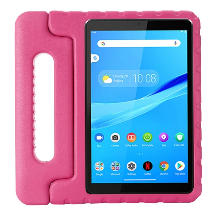 EVA Foam Shockproof Tablet Case with Handle Kickstand for Lenovo Tab M8 TB-8705F/Tab M8 (3rd Gen) - Rose-Cellmalls
