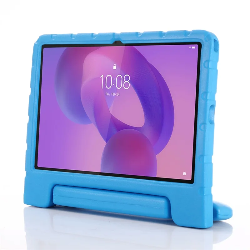 For Lenovo Tab TB311FU EVA Case Kids-Friendly Handle Tablet Cover with Kickstand - Blue-Cellmalls