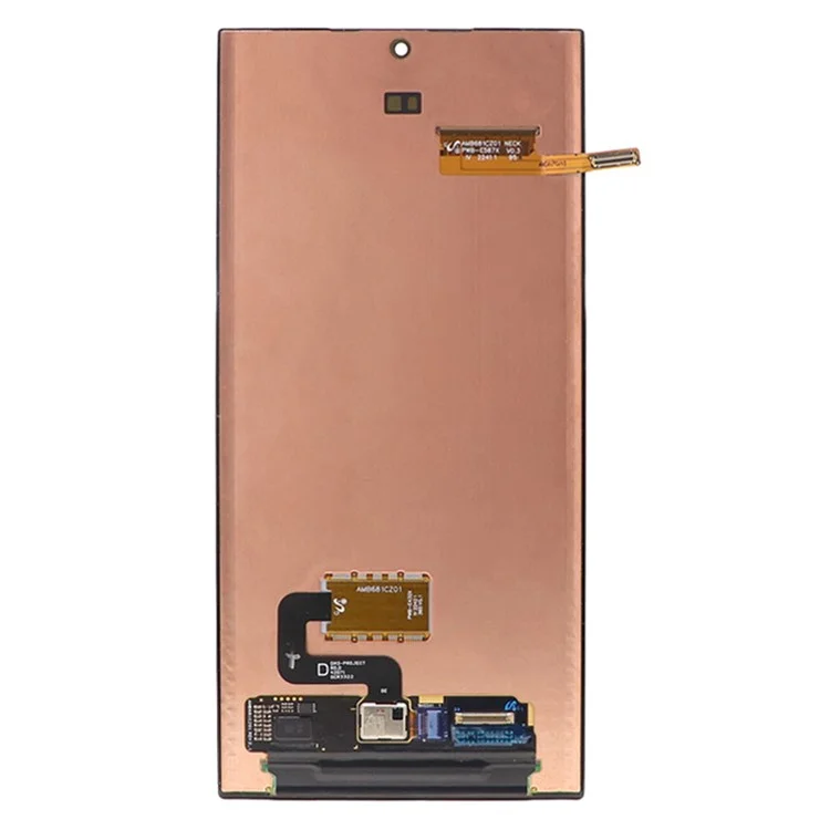 For Samsung Galaxy S23 Ultra S918 6.8" Grade S OEM AMOLED Screen and Digitizer Assembly Replacement Part (Without Logo)-Cellmalls