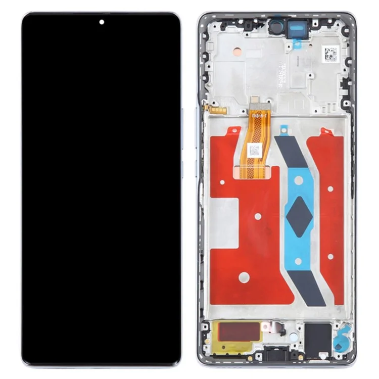 For Honor X40 5G OEM Grade S AMOLED Screen and Digitizer Assembly + Frame Part (without Logo) - Black-Cellmalls