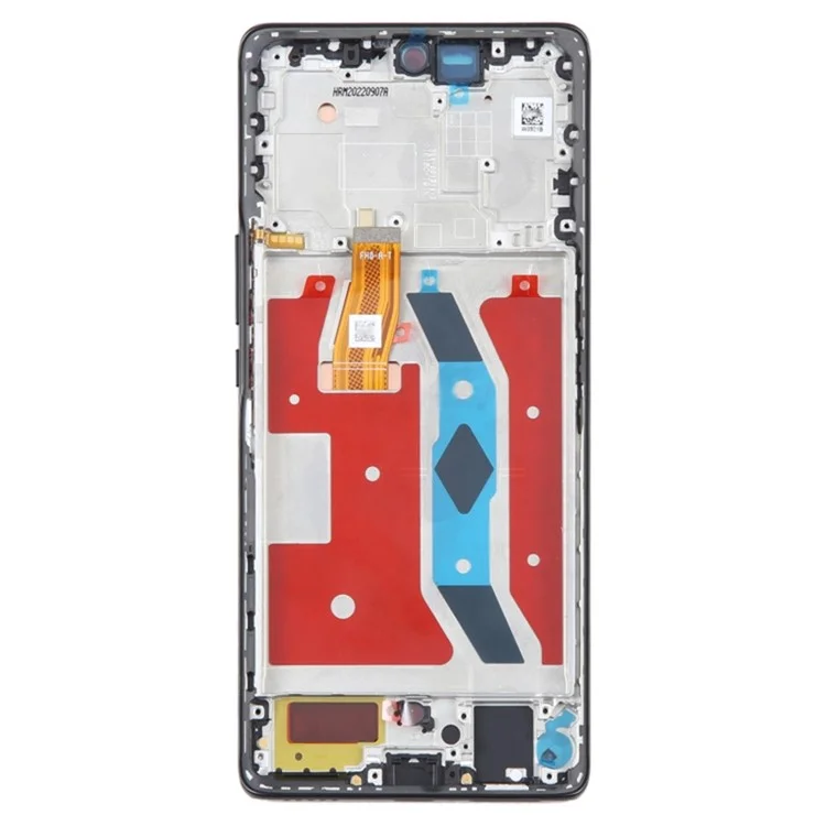 For Honor X40 5G OEM Grade S AMOLED Screen and Digitizer Assembly + Frame Part (without Logo) - Black-Cellmalls