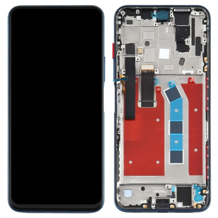 Grade B LCD Screen and Digitizer Assembly + Frame Replacement (without Logo) for Honor X10 5G - Black-Cellmalls