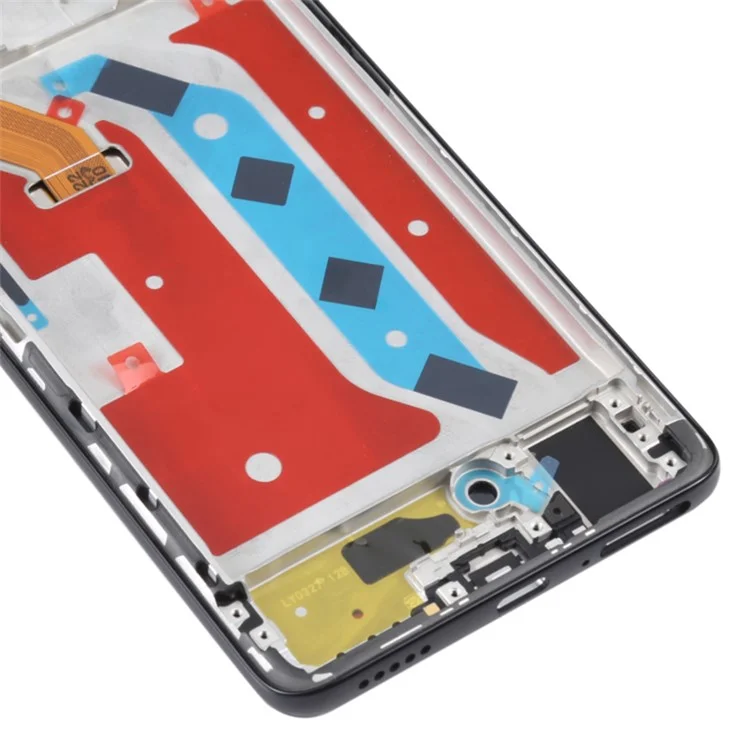 For Honor X30 5G OEM Grade S LCD Screen and Digitizer Assembly + Frame Replacement Part (without Logo) - Black-Cellmalls