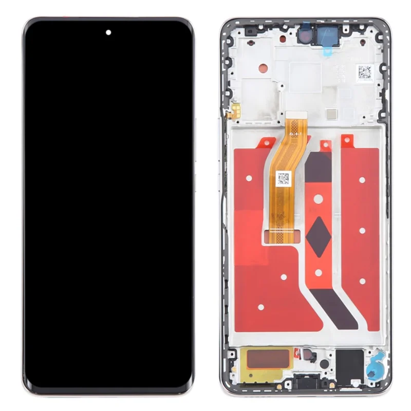 For Honor X50 5G OEM Grade S AMOLED Screen and Digitizer Assembly + Frame (Without Logo) - Black-Cellmalls