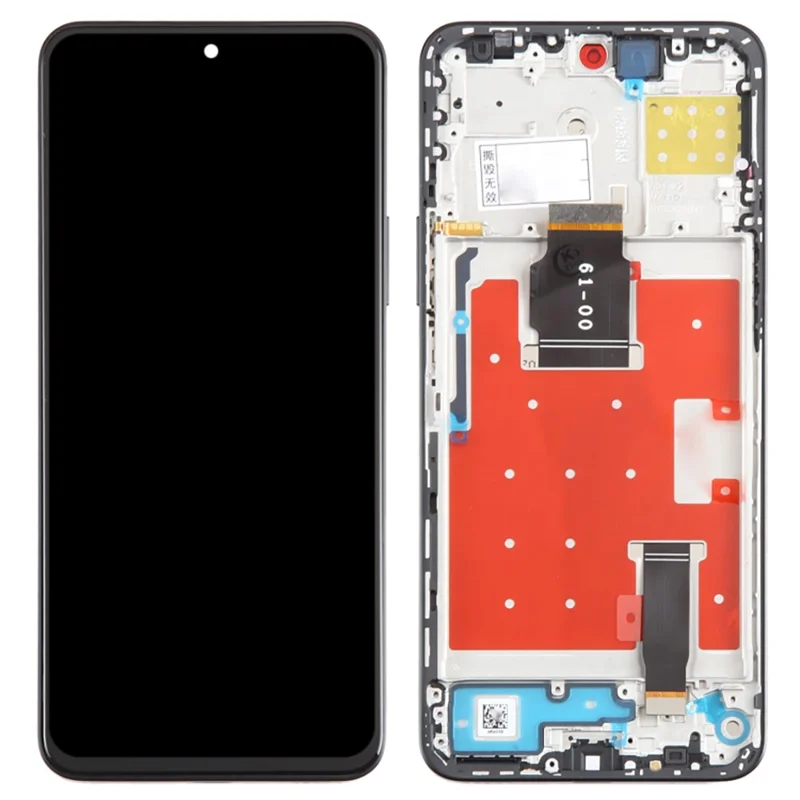 For Honor X50i 5G Grade C LCD Screen and Digitizer Assembly + Frame (Without Logo) - Black-Cellmalls