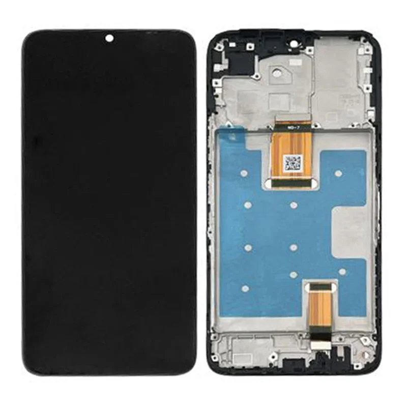 For Honor X5 Plus WOD-LX1, WOD-LX2, WOD-LX3 Grade C LCD Screen and Digitizer Assembly + Frame (Without Logo) - Black-Cellmalls