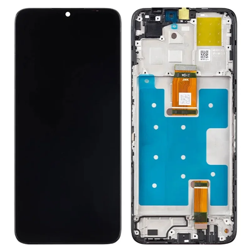 For Honor X6a 4G Grade C LCD Screen and Digitizer Assembly + Frame Replacement Part (Without Logo)-Cellmalls