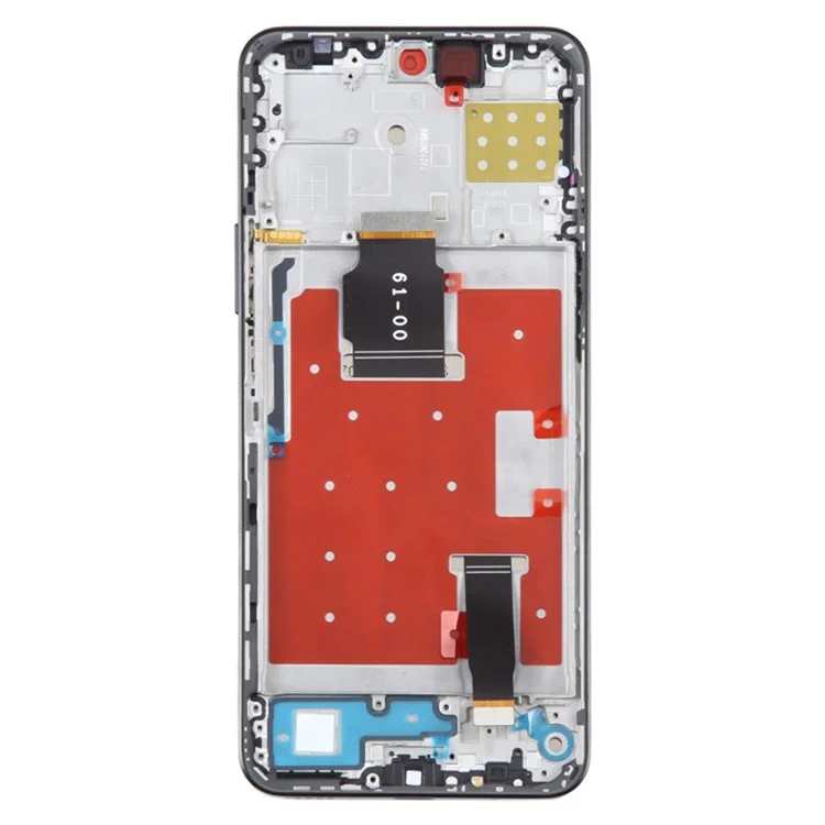 For Honor X8a 4G OEM Grade S LCD Screen and Digitizer Assembly + Frame Replacement Part (without Logo) - Black-Cellmalls