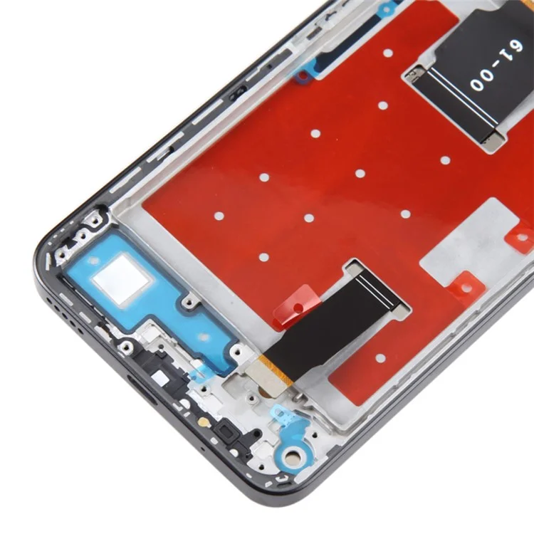 For Honor X8a 4G OEM Grade S LCD Screen and Digitizer Assembly + Frame Replacement Part (without Logo) - Black-Cellmalls