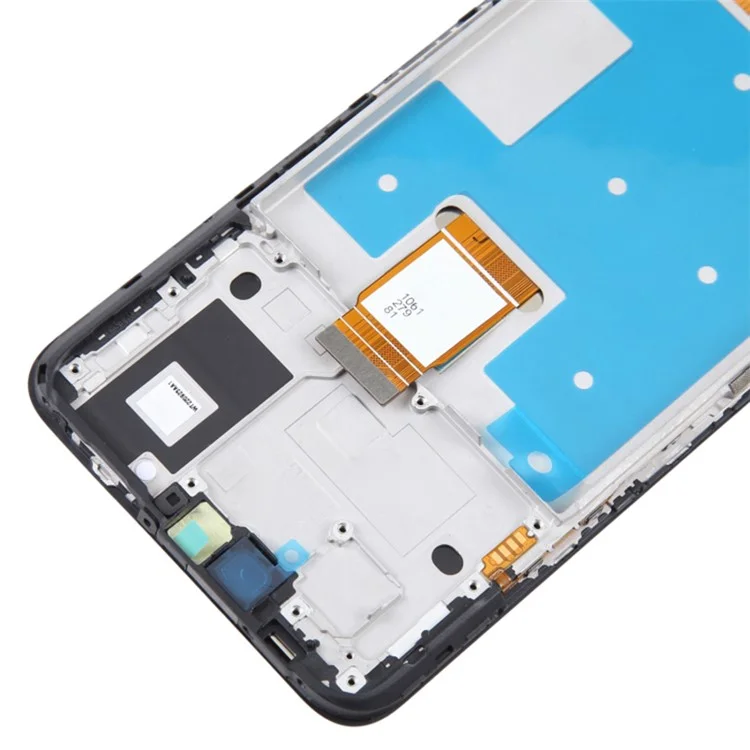 For Honor X7a 4G OEM Grade S LCD Screen and Digitizer Assembly + Frame Replacement Part (without Logo) - Silver-Cellmalls