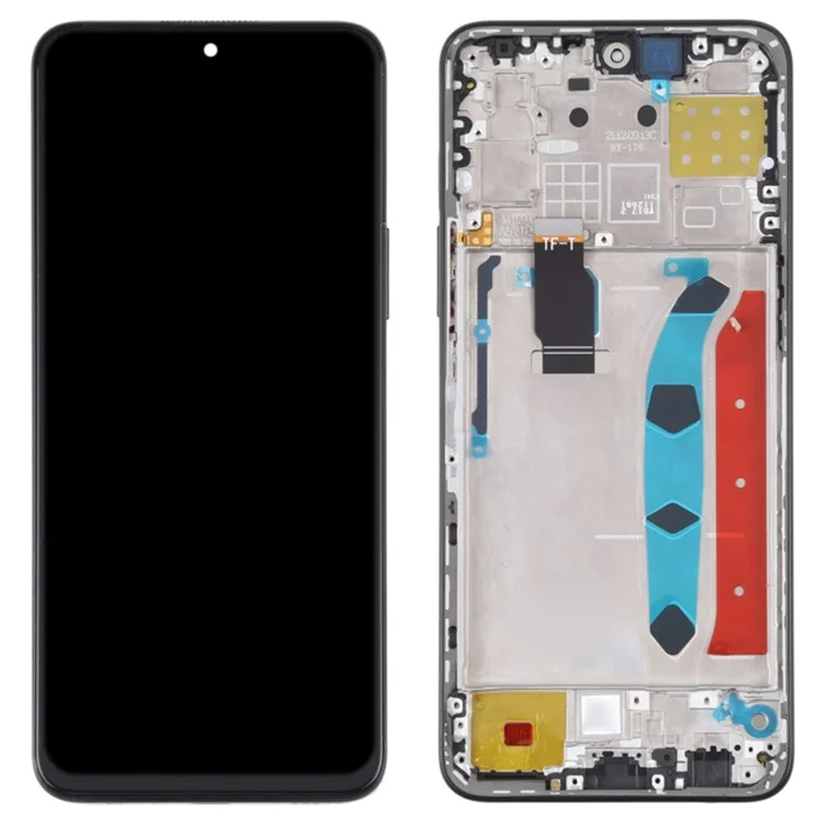 For Honor X8 4G / X30i OEM Grade S LCD Screen and Digitizer Assembly + Frame Repair Part (without Logo) - Black-Cellmalls