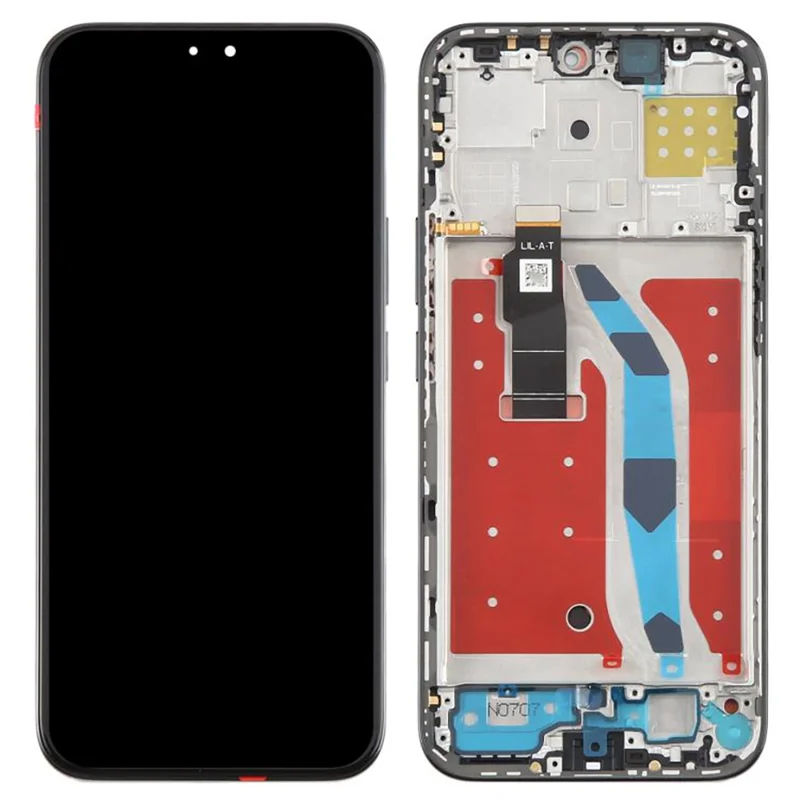 For Honor X60i 5G OEM Grade S AMOLED Screen and Digitizer Assembly + Frame (Without Logo) - Black-Cellmalls
