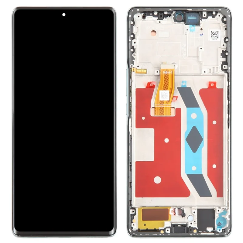 For Honor X9a 5G OEM Grade S AMOLED Screen and Digitizer Assembly + Frame (Without Logo) - Black-Cellmalls