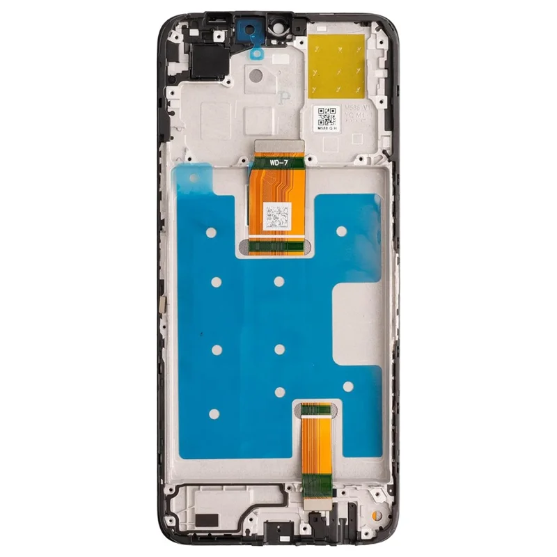 For Honor X6a 4G Grade C LCD Screen and Digitizer Assembly + Frame Replacement Part (Without Logo)-Cellmalls