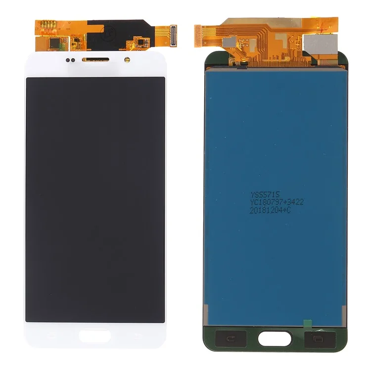 LCD Screen and Digitizer Assembly with Screen Brightness IC for Samsung Galaxy A7 (2016) A710 - Black-Cellmalls