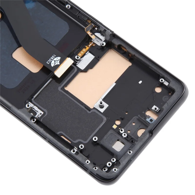 For Samsung Galaxy S21 Ultra 5G G99 Grade C LCD Screen and Digitizer Assembly + Frame Part (TFT) (Without Logo) - Black-Cellmalls