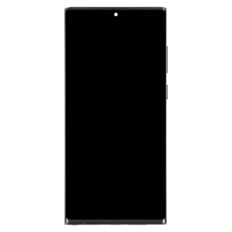 For Samsung Galaxy S22 Ultra 5G S908 Grade C LCD Screen and Digitizer Assembly + Frame Part (TFT) (Without Logo) - Black-Cellmalls