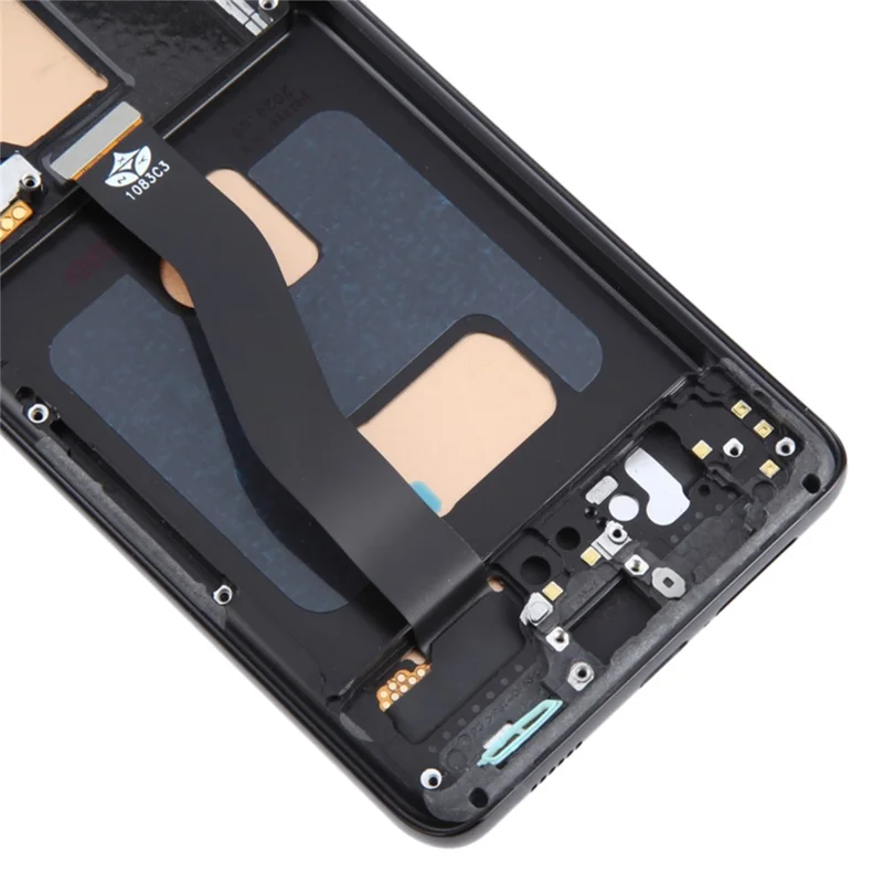 For Samsung Galaxy S21 Ultra 5G G99 Grade C LCD Screen and Digitizer Assembly + Frame Part (TFT) (Without Logo) - Black-Cellmalls