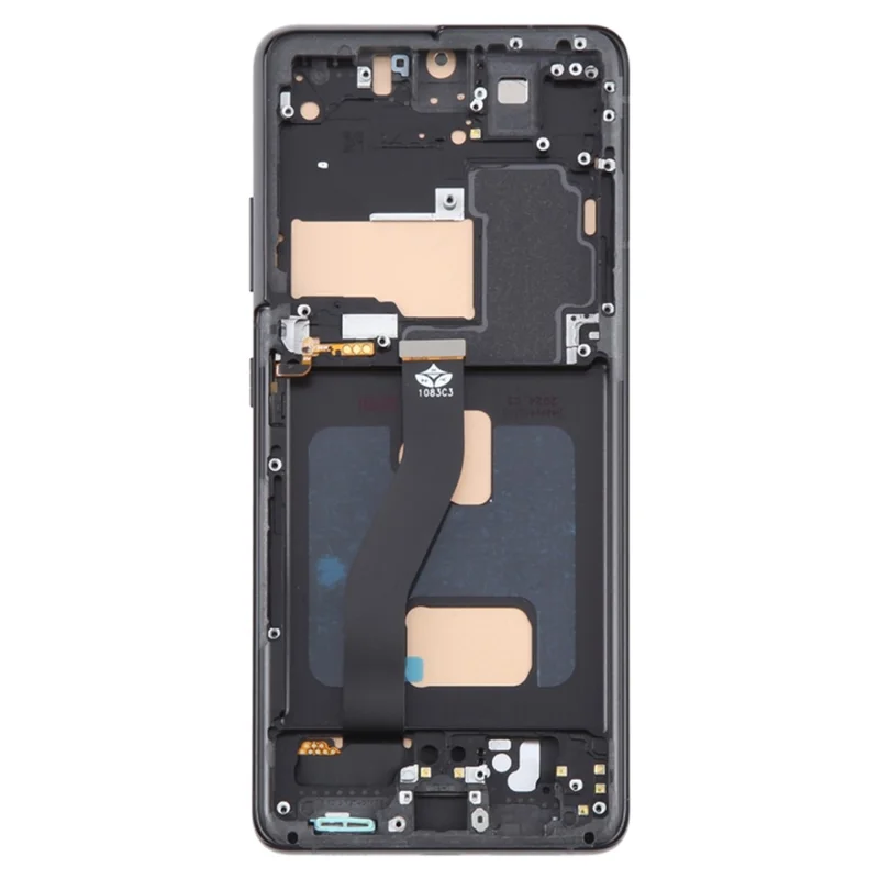 For Samsung Galaxy S21 Ultra 5G G99 Grade C LCD Screen and Digitizer Assembly + Frame Part (TFT) (Without Logo) - Black-Cellmalls