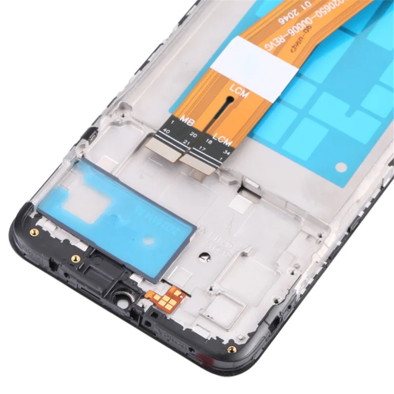 For Samsung Galaxy A03 (164.2mm) A035 Grade C LCD Screen and Digitizer Assembly + Frame Replacement Part (without Logo)-Cellmalls