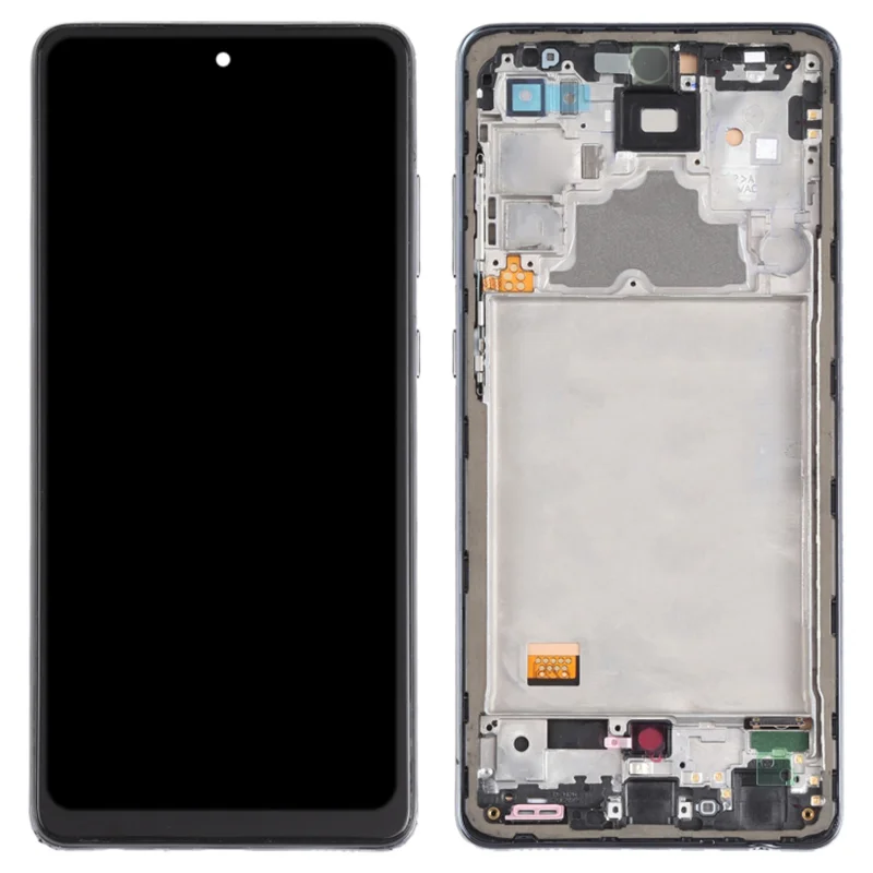 For Samsung Galaxy A72 4G A725 Grade C LCD Screen and Digitizer Assembly + Frame (In-Cell Workmanship) (Not Support Under-Screen Fingerprint Signification) (without Logo)-Cellmalls