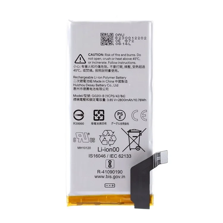 3.85V 2800mAh Battery Replacement (Encode: G020I-B) (without Logo) for Google Pixel 4-Cellmalls