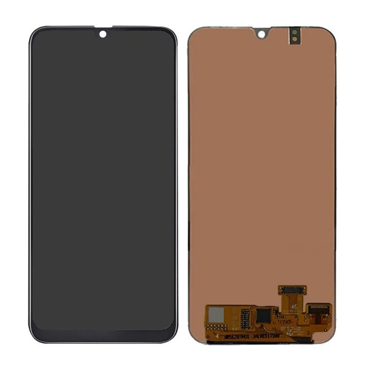 OEM LCD Screen and Digitizer Assembly Part (without Logo) for Samsung Galaxy A20 SM-A205 - Black-Cellmalls