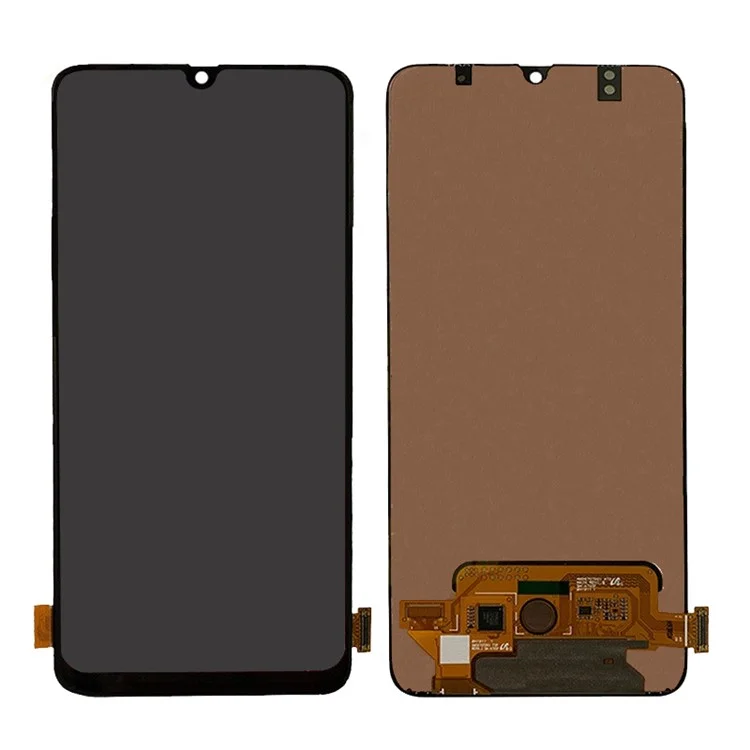 OEM LCD Screen and Digitizer Assembly Replace Part for Samsung Galaxy A70 SM-A705 (without Logo) - Black-Cellmalls