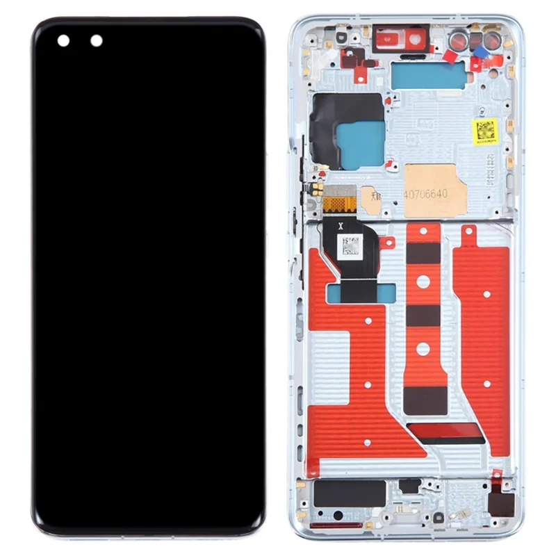 For Honor Magic4 Pro 5G OEM Grade S OLED Screen and Digitizer Assembly + Frame (Without Logo) - Black-Cellmalls