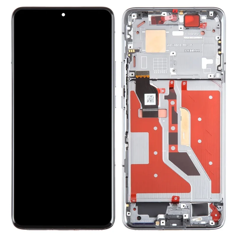 For Honor Magic5 OEM Grade S OLED Screen and Digitizer Assembly + Frame (Without Logo) - Black-Cellmalls