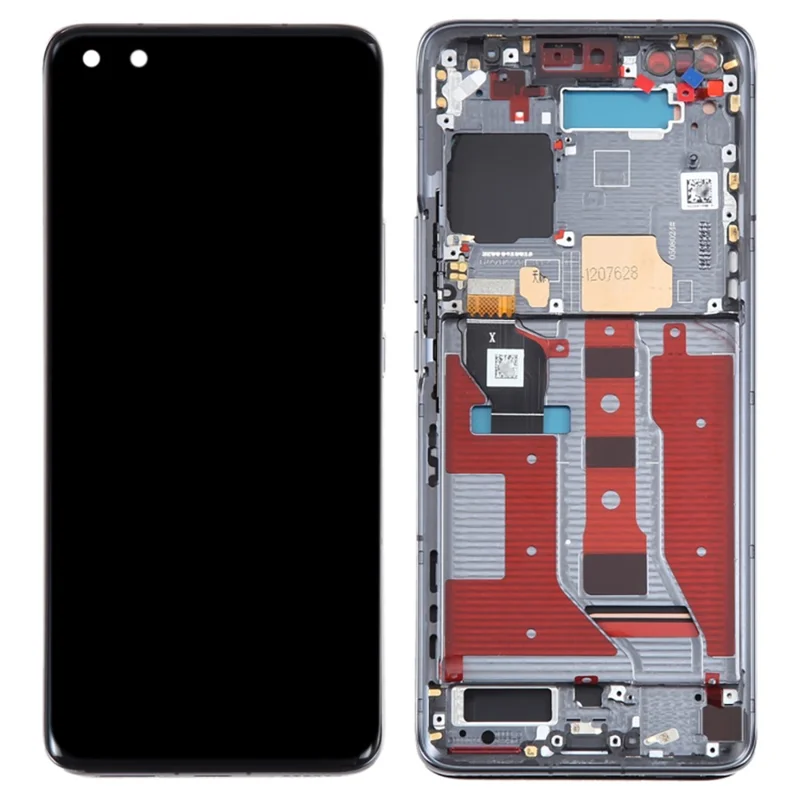 For Honor Magic4 Pro 5G OEM Grade S OLED Screen and Digitizer Assembly + Frame (Without Logo) - Black-Cellmalls