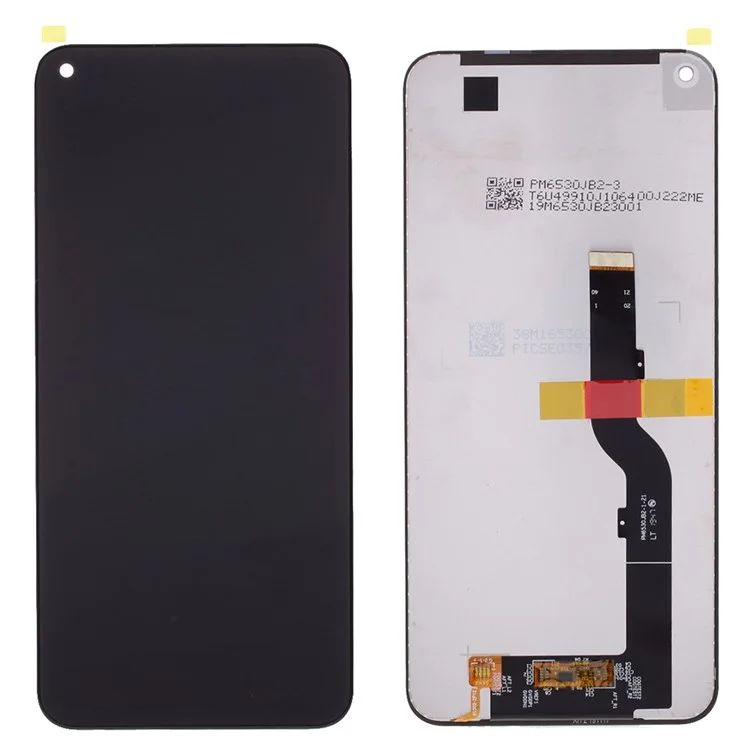 OEM Grade S LCD Screen and Digitizer Assembly Spare Part (without Logo) for TCL 10L T770H - Black-Cellmalls