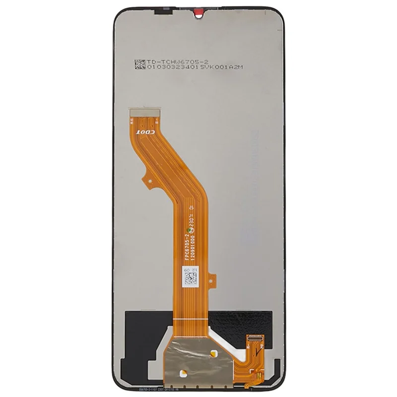 For TCL 40 SE Grade C LCD Screen and Digitizer Assembly Replacement Part (Without Logo)-Cellmalls