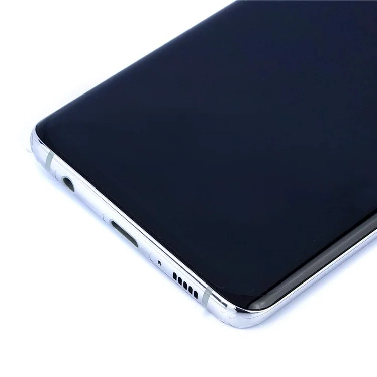 LCD Screen and Digitizer Assembly Part with Frame for Samsung Galaxy S10 G973 - White-Cellmalls