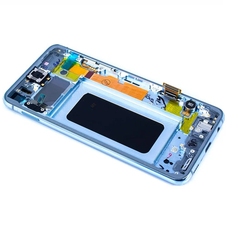 OEM LCD Screen and Digitizer Assembly + Frame Replace Part for Samsung Galaxy S10e G970 - Blue-Cellmalls