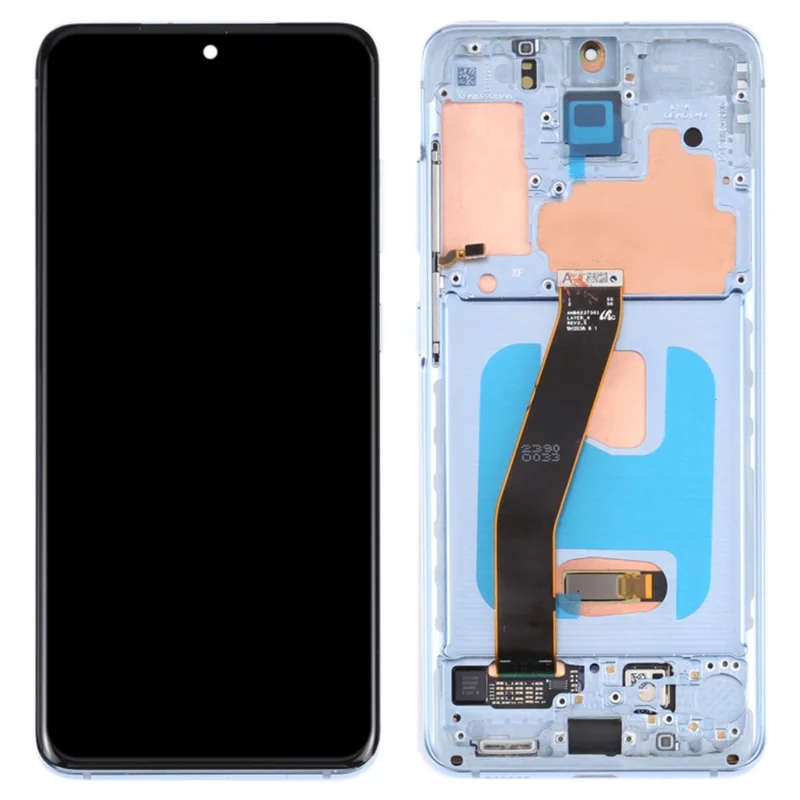 For Samsung Galaxy S20 4G G980 / S20 5G G981 OEM Grade S AMOLED Screen and Digitizer Assembly + Frame (Without Logo) - Pink-Cellmalls