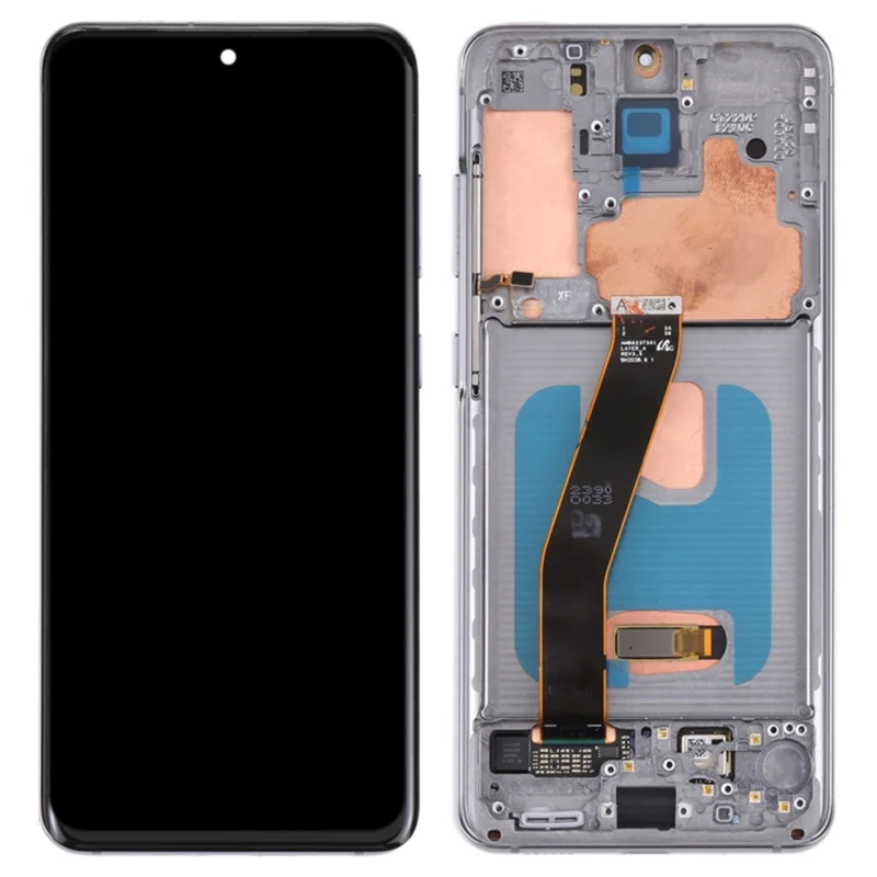 For Samsung Galaxy S20 4G G980 / S20 5G G981 OEM Grade S AMOLED Screen and Digitizer Assembly + Frame (Without Logo) - Pink-Cellmalls