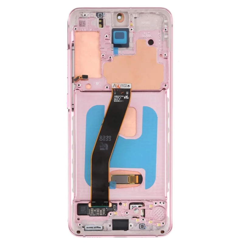 For Samsung Galaxy S20 4G G980 / S20 5G G981 OEM Grade S AMOLED Screen and Digitizer Assembly + Frame (Without Logo) - Pink-Cellmalls