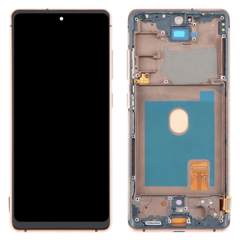 For Samsung Galaxy S20 FE G780  / S20 FE 5G G781 Grade B AMOLED Screen and Digitizer Assembly + Frame (without Logo) - Black-Cellmalls