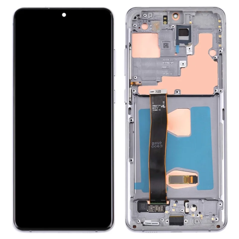For Samsung Galaxy S20 Ultra / S20 Ultra 5G G988 OEM Grade S AMOLED Screen and Digitizer Assembly + Frame (Without Logo) - Black-Cellmalls