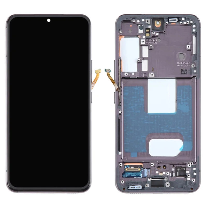 For Samsung Galaxy S22 5G S901B OEM Grade S AMOLED Screen and Digitizer Assembly + Frame (Without Logo) - Black-Cellmalls
