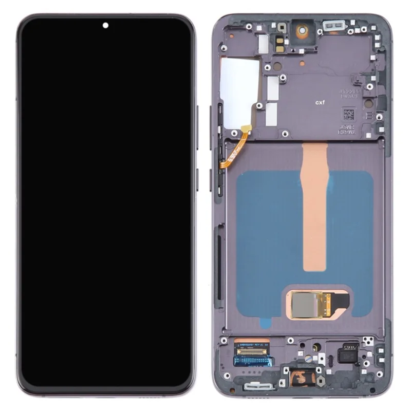 For Samsung Galaxy S22+ 5G S906B OEM Grade S AMOLED Screen and Digitizer Assembly + Frame (Without Logo) - Black-Cellmalls