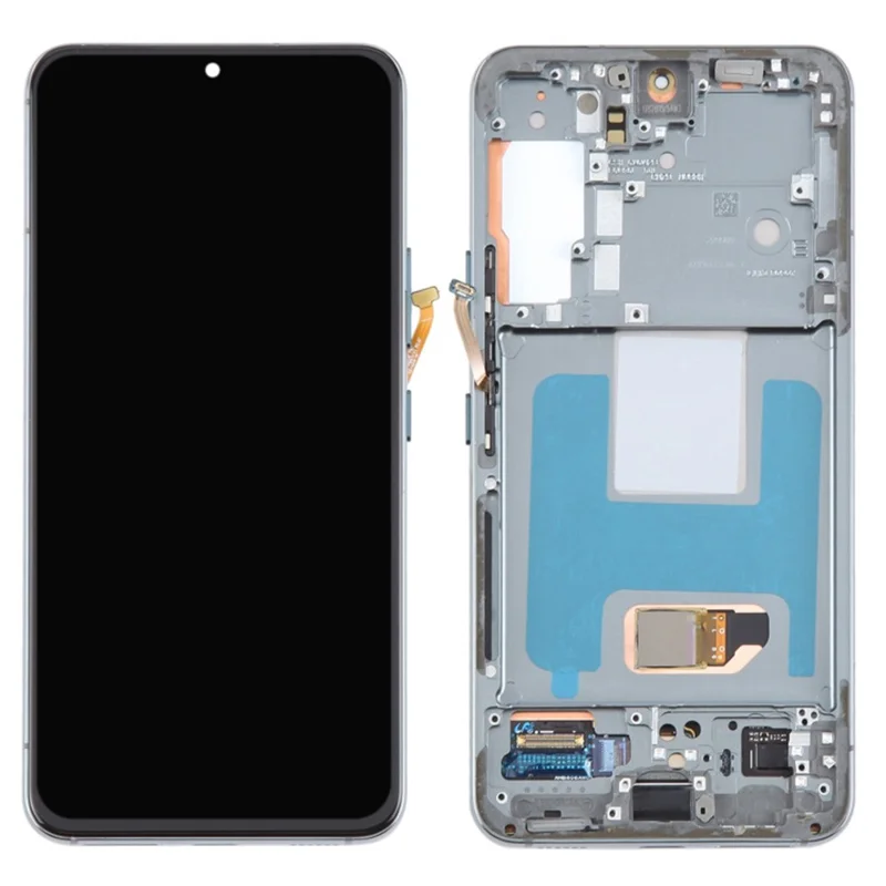 For Samsung Galaxy S22 5G S901B OEM Grade S AMOLED Screen and Digitizer Assembly + Frame (Without Logo) - Black-Cellmalls