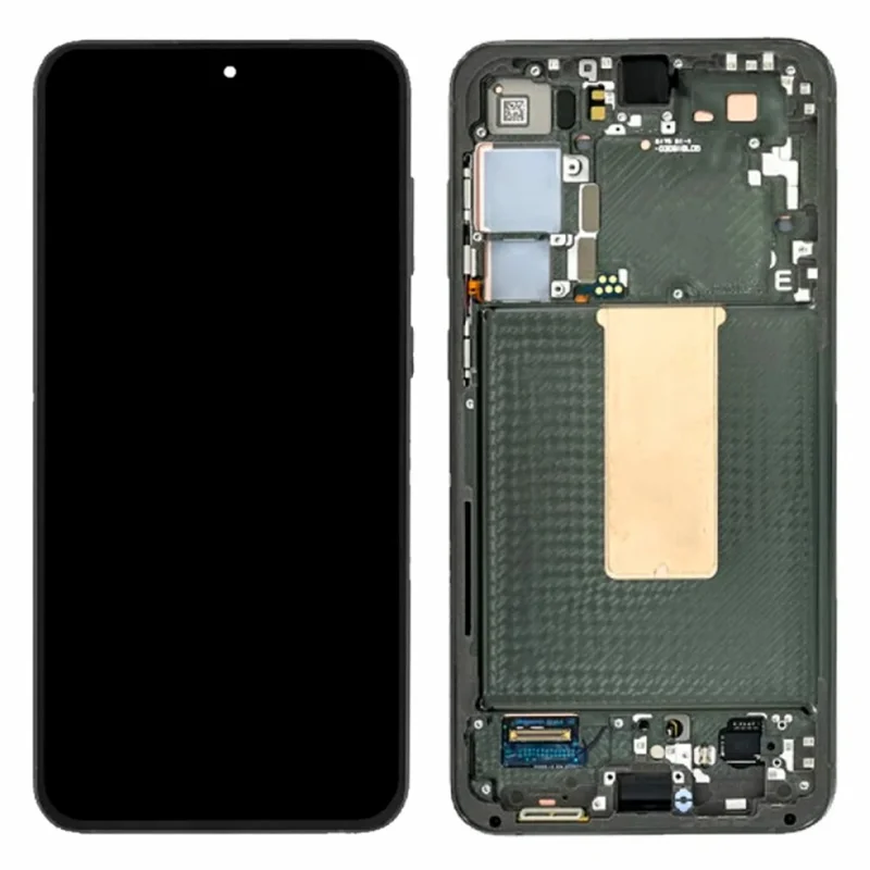 For Samsung Galaxy S23+ SM-S916 6.6 inch OEM Grade S AMOLED Screen and Digitizer Assembly + Frame (Without Logo) - Black-Cellmalls
