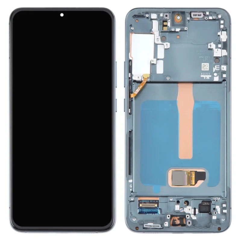 For Samsung Galaxy S22+ 5G S906B OEM Grade S AMOLED Screen and Digitizer Assembly + Frame (Without Logo) - Black-Cellmalls
