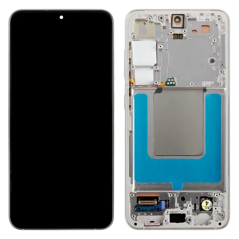 For Samsung Galaxy S24 S921B (EU Version) OEM Grade S AMOLED Screen and Digitizer Assembly + Frame (Without Logo) - Orange-Cellmalls