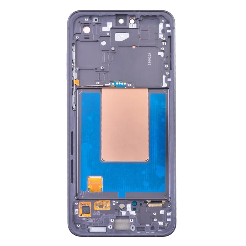 For Samsung Galaxy S24 FE S721B OEM Grade S AMOLED Screen and Digitizer Assembly + Frame (Without Logo) - Black-Cellmalls
